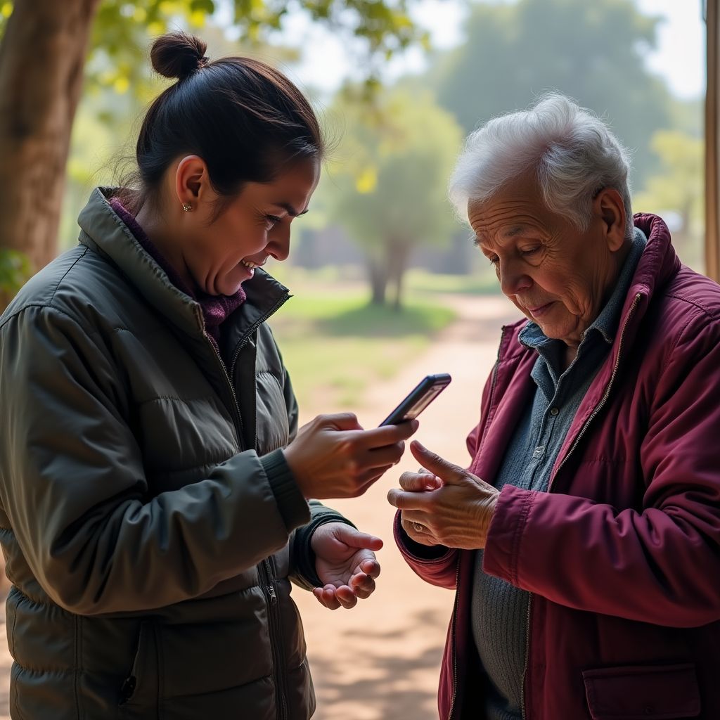Programa de inclusión digital en comunidad rural